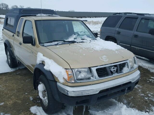 1N6ED26Y1XC300798 - 1999 NISSAN FRONTIER K TAN photo 1