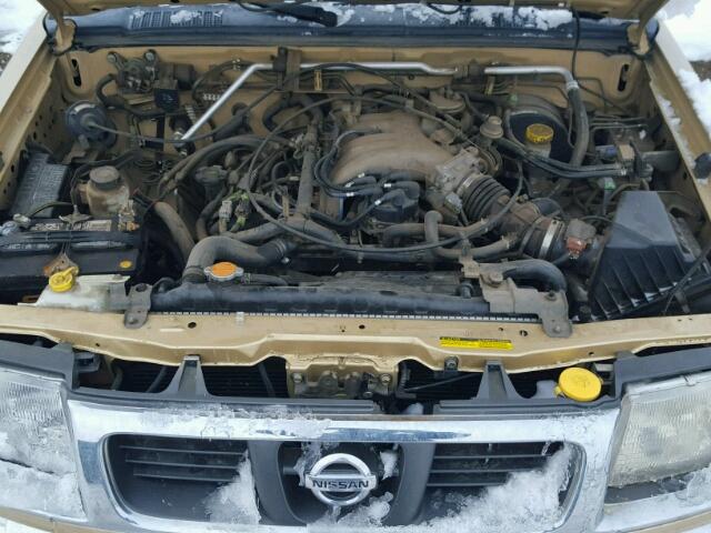 1N6ED26Y1XC300798 - 1999 NISSAN FRONTIER K TAN photo 7