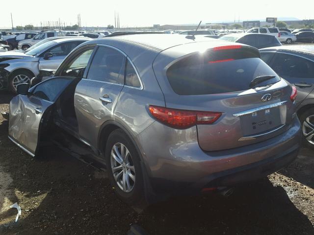 JN8AS1MW2BM731662 - 2011 INFINITI FX35 GRAY photo 3