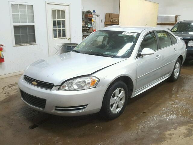 2G1WT57K891262087 - 2009 CHEVROLET IMPALA 1LT SILVER photo 2