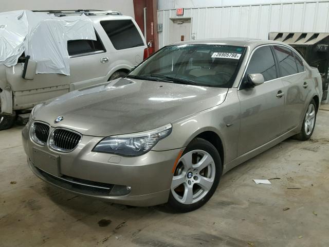 WBANW13538CZ85242 - 2008 BMW 535 I GOLD photo 2