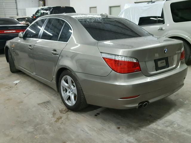 WBANW13538CZ85242 - 2008 BMW 535 I GOLD photo 3