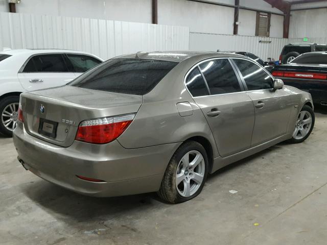 WBANW13538CZ85242 - 2008 BMW 535 I GOLD photo 4
