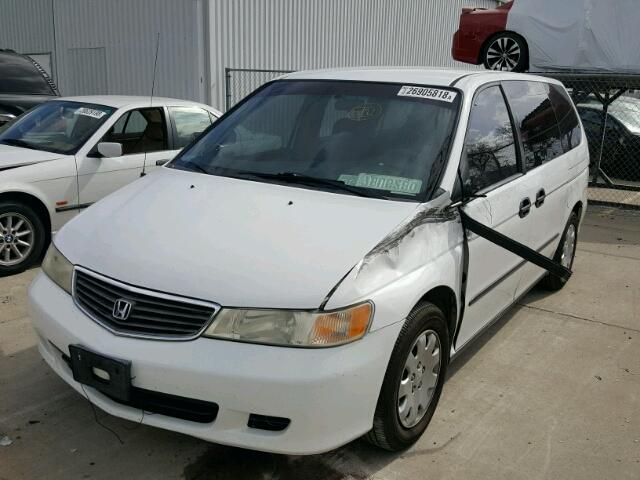 2HKRL1852YH523488 - 2000 HONDA ODYSSEY LX WHITE photo 2