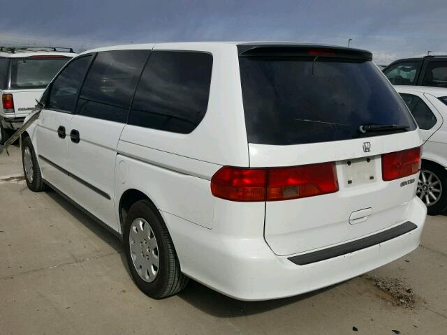 2HKRL1852YH523488 - 2000 HONDA ODYSSEY LX WHITE photo 3