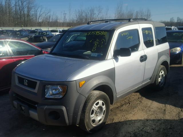 5J6YH28563L039132 - 2003 HONDA ELEMENT EX GRAY photo 2