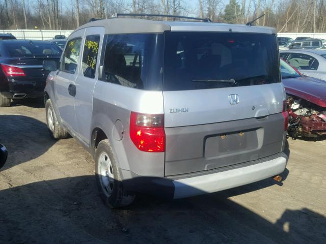 5J6YH28563L039132 - 2003 HONDA ELEMENT EX GRAY photo 3