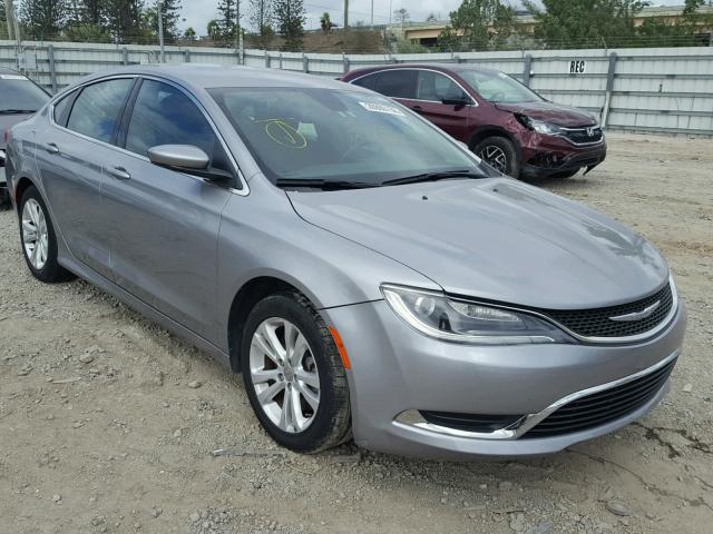 1C3CCCAG6GN148530 - 2016 CHRYSLER 200 LIMITE GRAY photo 1