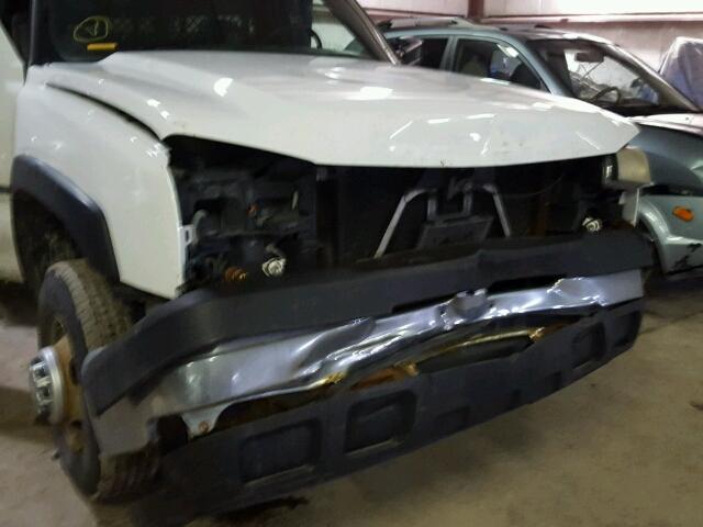 1GBJC34U46E103089 - 2006 CHEVROLET SILVERADO WHITE photo 9