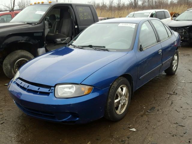 1G1JF52F947322725 - 2004 CHEVROLET CAVALIER L BLUE photo 2