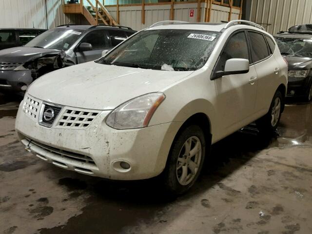 JN8AS58V39W183713 - 2009 NISSAN ROGUE S WHITE photo 2