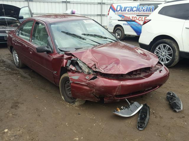 1FAFP66LXYK127502 - 2000 FORD CONTOUR SE MAROON photo 1