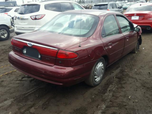 1FAFP66LXYK127502 - 2000 FORD CONTOUR SE MAROON photo 4