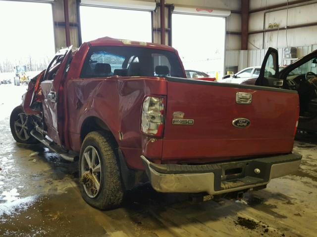 1FTRW14W68FA29330 - 2008 FORD F150 SUPER RED photo 3