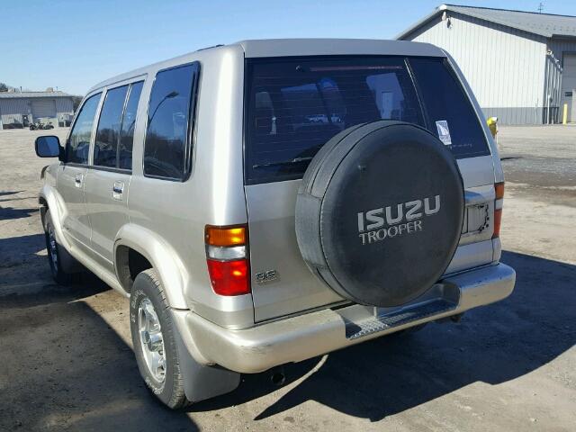 JACDJ58VXV7906424 - 1997 ISUZU TROOPER S SILVER photo 3