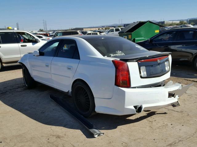 1G6DM577040152214 - 2004 CADILLAC CTS WHITE photo 3