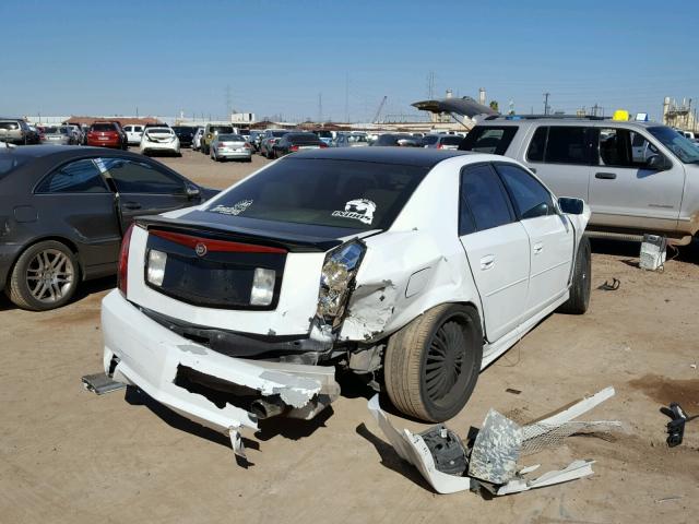 1G6DM577040152214 - 2004 CADILLAC CTS WHITE photo 4