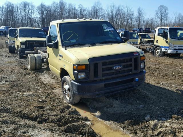 1FDXE4FLXADA75562 - 2010 FORD ECONOLINE YELLOW photo 1