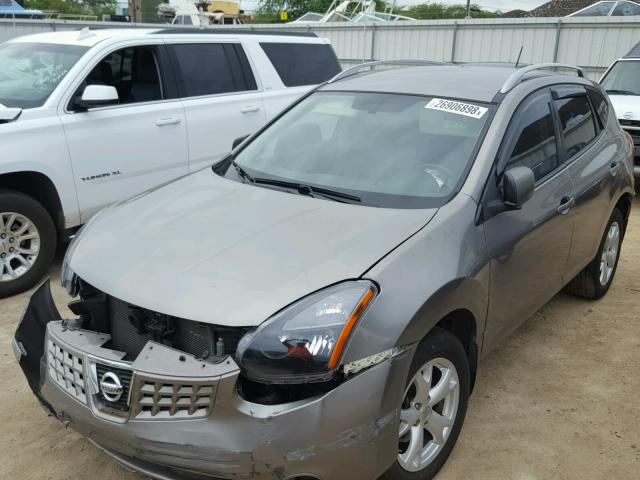 JN8AS58V69W433736 - 2009 NISSAN ROGUE S GRAY photo 2