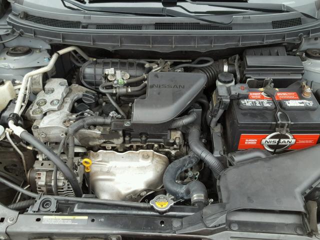 JN8AS58V69W433736 - 2009 NISSAN ROGUE S GRAY photo 7