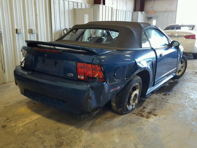 1FAFP4446XF229922 - 1999 FORD MUSTANG BLUE photo 4