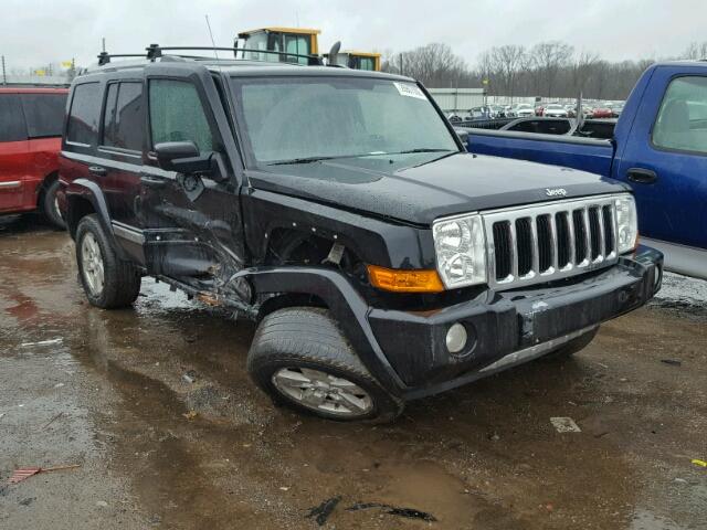 1J8HG58208C245076 - 2008 JEEP COMMANDER BLACK photo 1
