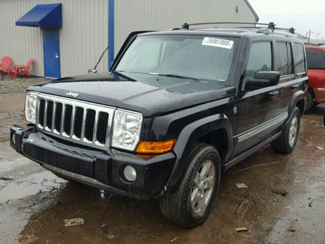 1J8HG58208C245076 - 2008 JEEP COMMANDER BLACK photo 2