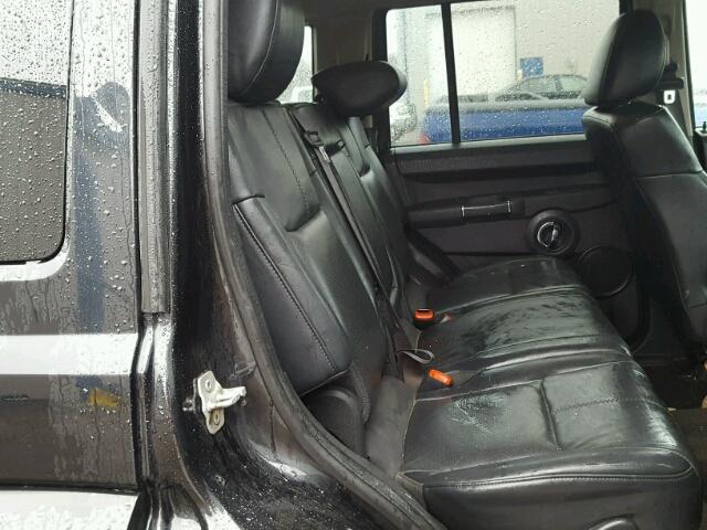 1J8HG58208C245076 - 2008 JEEP COMMANDER BLACK photo 6