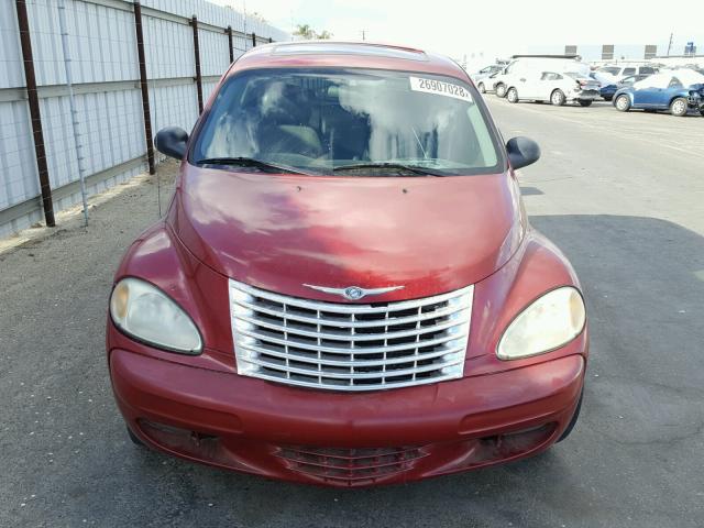 3C8FY68895T643097 - 2005 CHRYSLER PT CRUISER RED photo 9