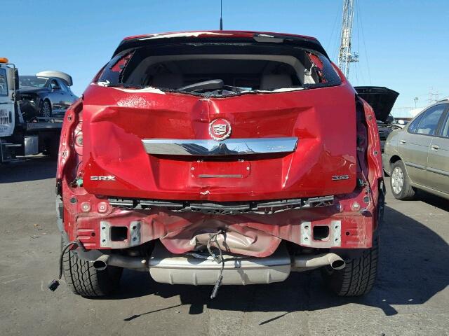 3GYFNBE35ES563985 - 2014 CADILLAC SRX LUXURY RED photo 9