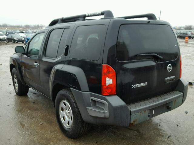 5N1AN08U27C508049 - 2007 NISSAN XTERRA OFF BLACK photo 3