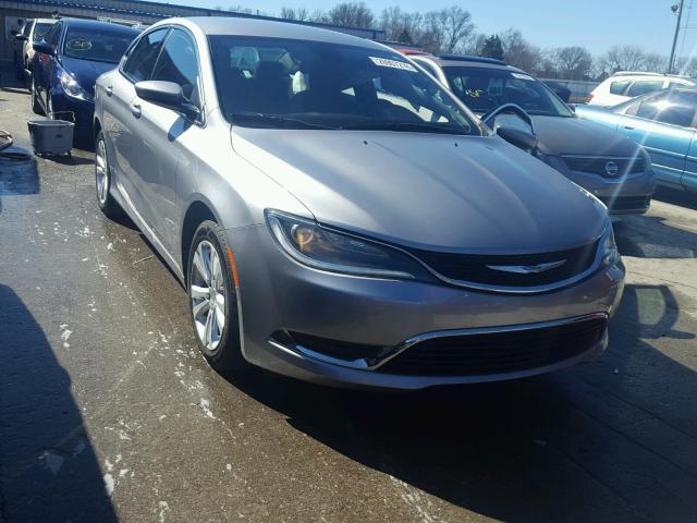 1C3CCCAB5FN537100 - 2015 CHRYSLER 200 LIMITE SILVER photo 1