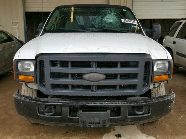 1FTNF20517EB13710 - 2007 FORD F250 SUPER TWO TONE photo 9