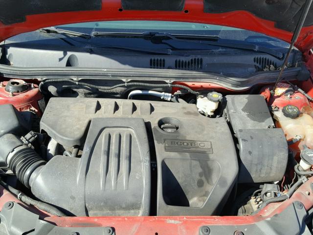 1G1AL15F267620145 - 2006 CHEVROLET COBALT LT RED photo 7