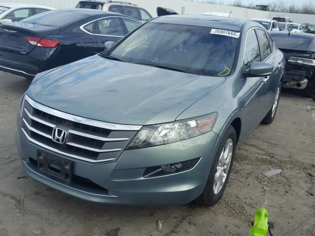 5J6TF2H5XAL001321 - 2010 HONDA ACCORD CRO GREEN photo 2