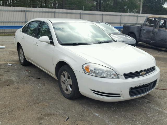 2G1WT55K589125000 - 2008 CHEVROLET IMPALA LT WHITE photo 1