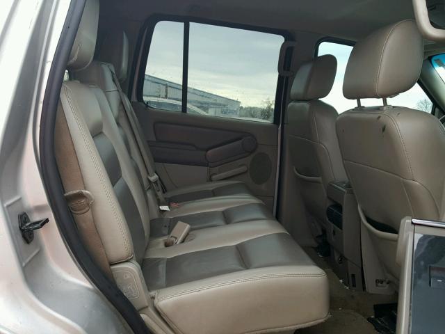 1FMEU63E07UA58189 - 2007 FORD EXPLORER X SILVER photo 6