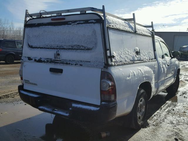 5TETX22N99Z619285 - 2009 TOYOTA TACOMA ACC WHITE photo 4