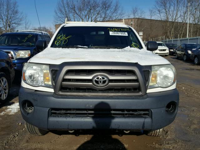 5TETX22N99Z619285 - 2009 TOYOTA TACOMA ACC WHITE photo 9