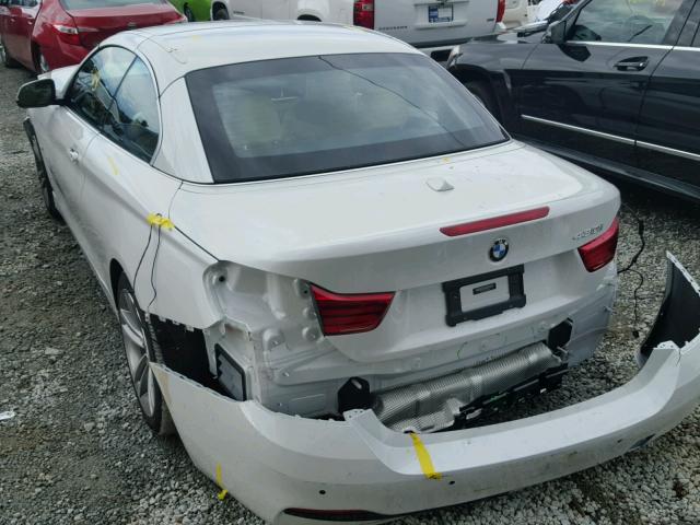 WBA4Z1C53JEC72390 - 2018 BMW 430I WHITE photo 3