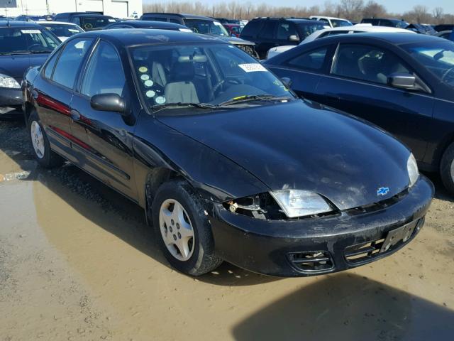 1G1JC5249Y7147390 - 2000 CHEVROLET CAVALIER BLACK photo 1