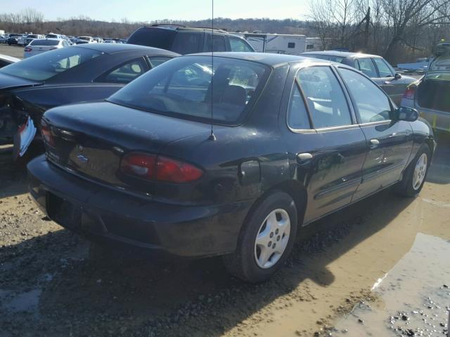 1G1JC5249Y7147390 - 2000 CHEVROLET CAVALIER BLACK photo 4