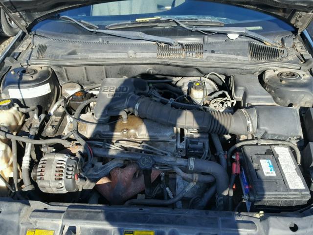 1G1JC5249Y7147390 - 2000 CHEVROLET CAVALIER BLACK photo 7