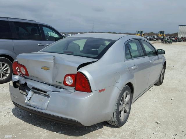 1G1ZC5EU7BF171067 - 2011 CHEVROLET MALIBU 1LT 银色 照片 4