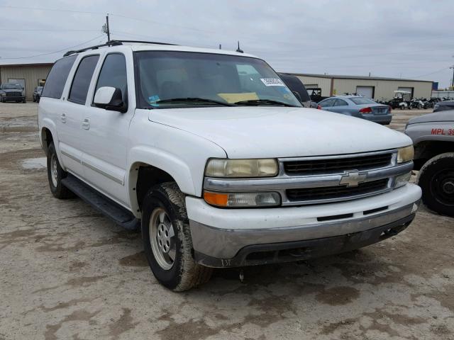 3GNEC16ZX2G359984 - 2002 CHEVROLET SUBURBAN C WHITE photo 1