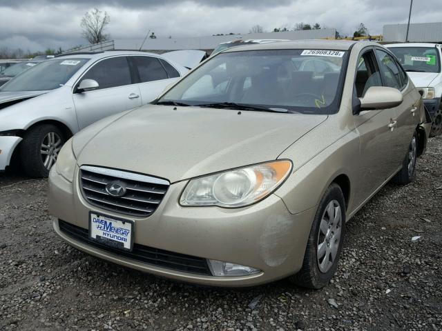 KMHDU46D77U144117 - 2007 HYUNDAI ELANTRA GL GOLD photo 2