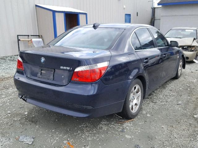 WBANA53534B847187 - 2004 BMW 525 I BLUE photo 4