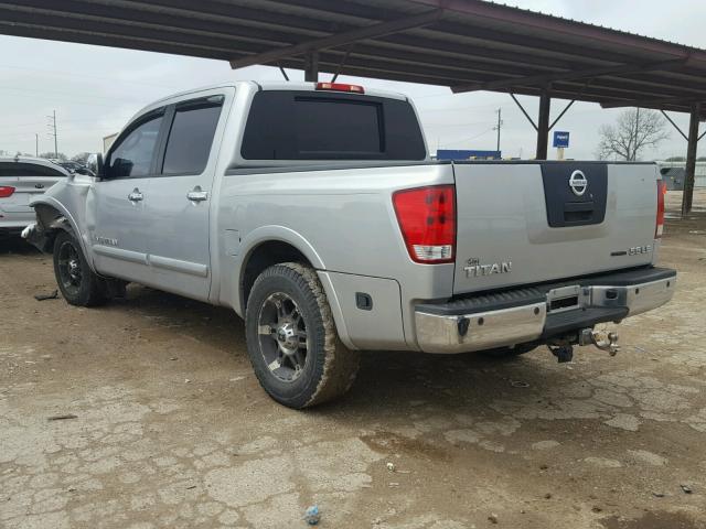 1N6BA07D49N307859 - 2009 NISSAN TITAN XE SILVER photo 3