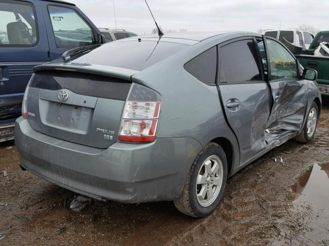 JTDKB20U153118064 - 2005 TOYOTA PRIUS GRAY photo 4