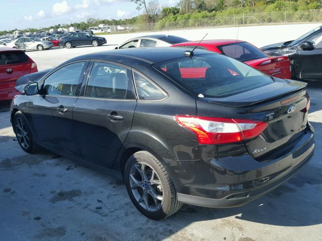 1FADP3F27DL342854 - 2013 FORD FOCUS SE BLACK photo 3